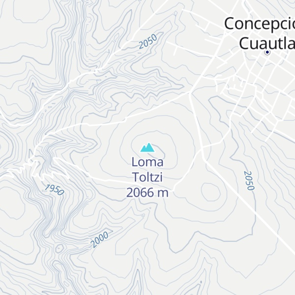 Map of Loma Toltzi