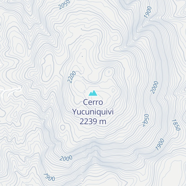 Map of Cerro Yucuniquivi