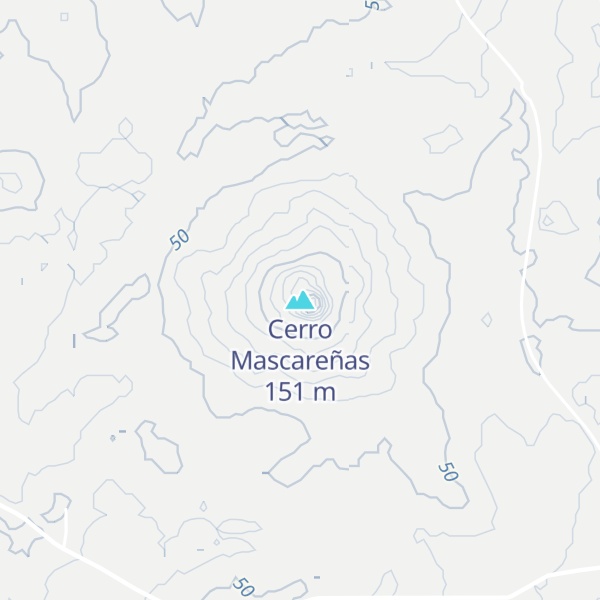 Map of Cerro Mascareñas