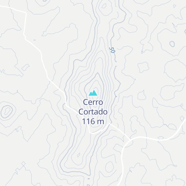 Map of Cerro Cortado