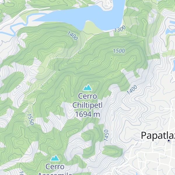 Map of Cerro Chiltipetl