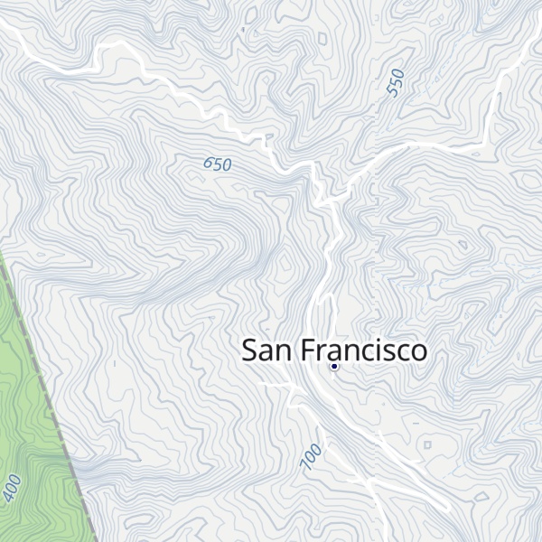 Map of Cerro La Cruz