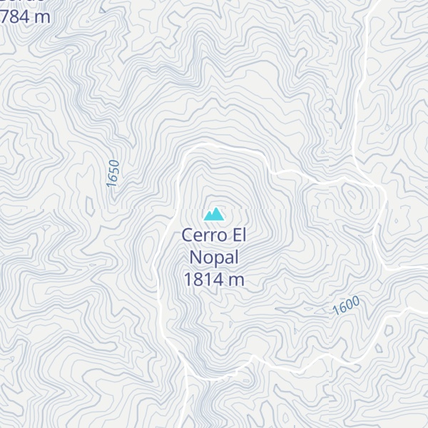 Map of Cerro El Nopal