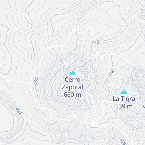 Map of Cerro Zapotal
