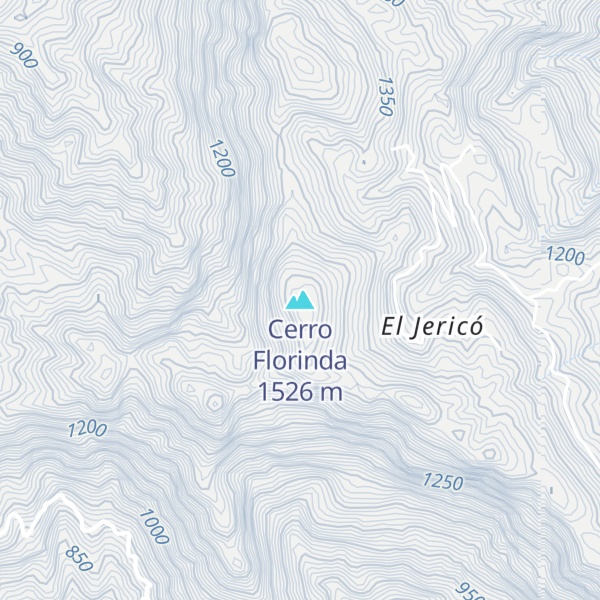 Map of Cerro Florinda