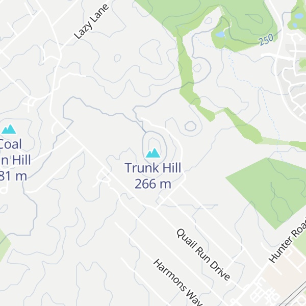 Map of Trunk Hill