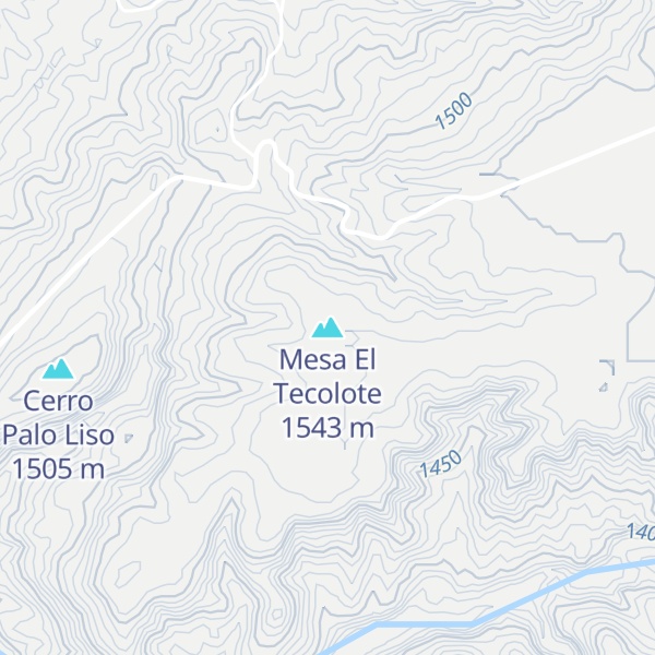 Map of Mesa El Tecolote