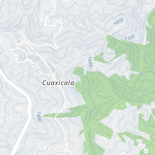 Map of Cerro Yelotépetl