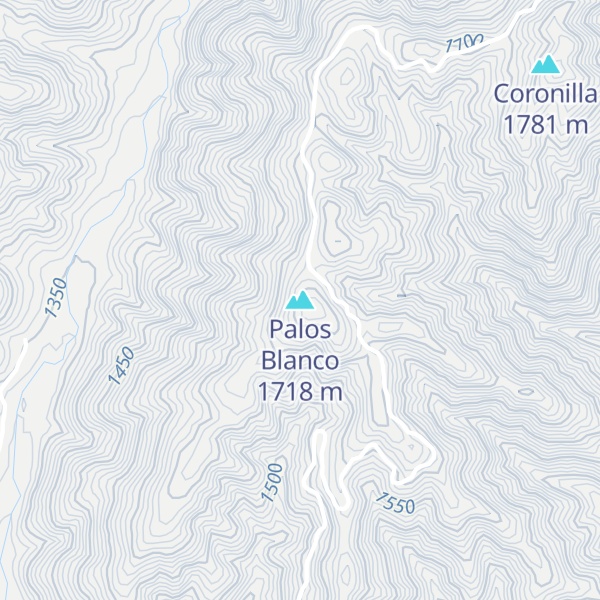 Map of Palos Blanco