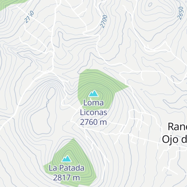 Map of Loma Liconas