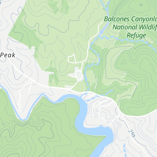 Map of Balcones Canyonlands National Wildlife Refuge Information Center