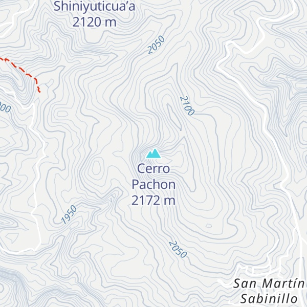 Map of Cerro Pachon