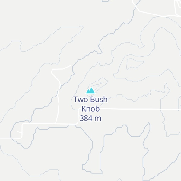 Map of Two Bush Knob