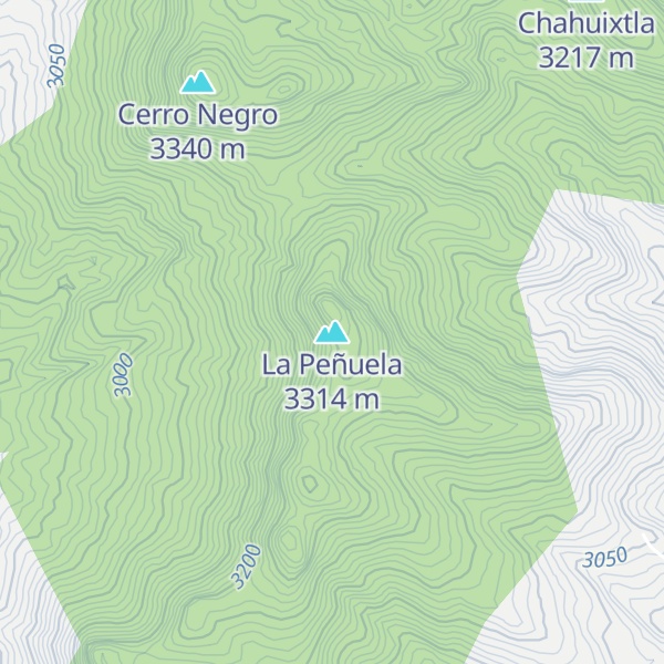 Map of La Peñuela