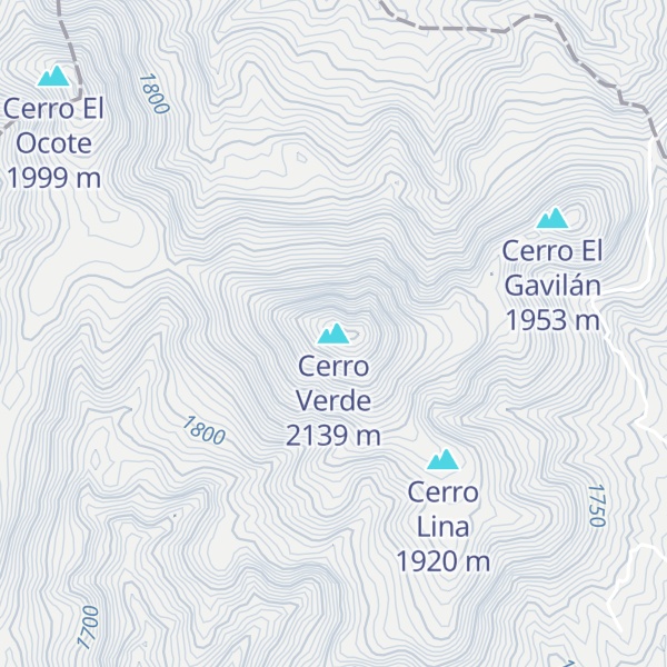 Map of Cerro Verde