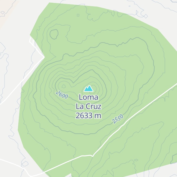 Map of Loma La Cruz