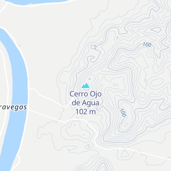 Map of Cerro Ojo de Agua