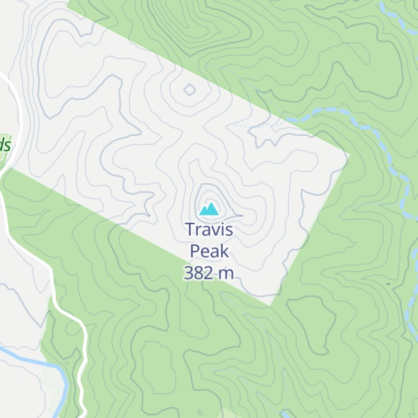 Map of Travis Peak