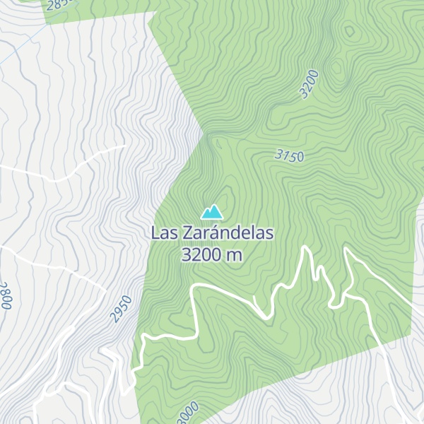 Map of Las Zarándelas