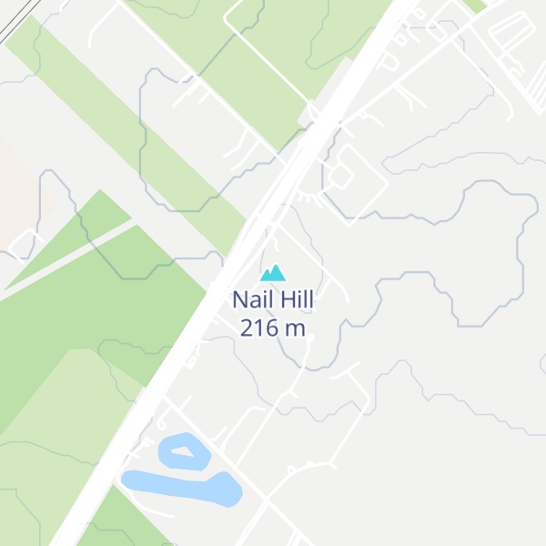 Map of Nail Hill