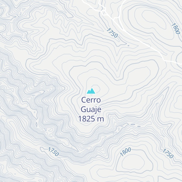 Map of Cerro Guaje
