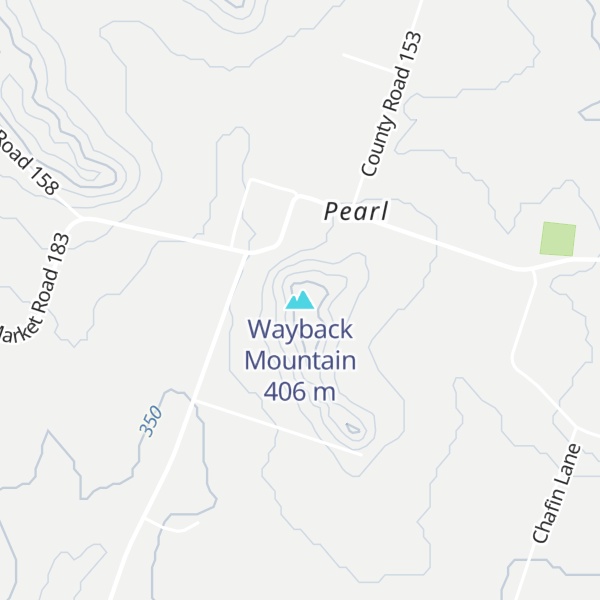 Map of Wayback Mountain