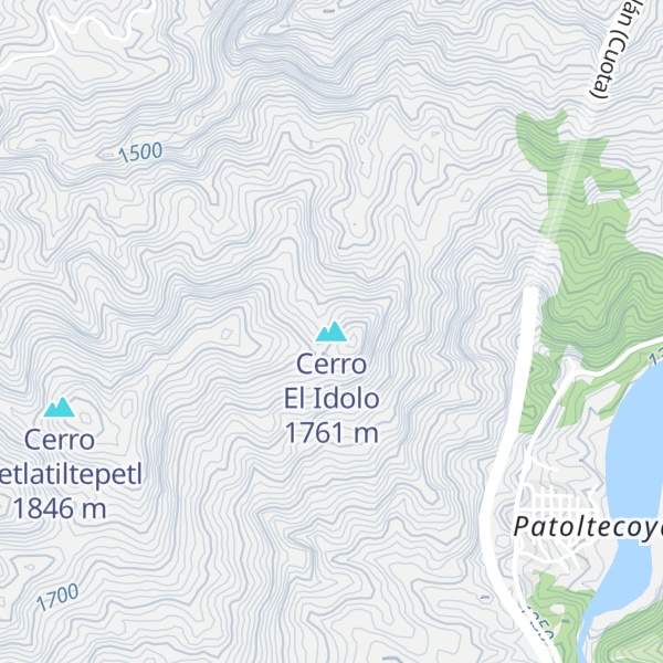 Map of Cerro El Idolo