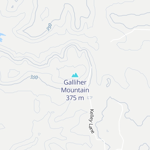 Map of Galliher Mountain