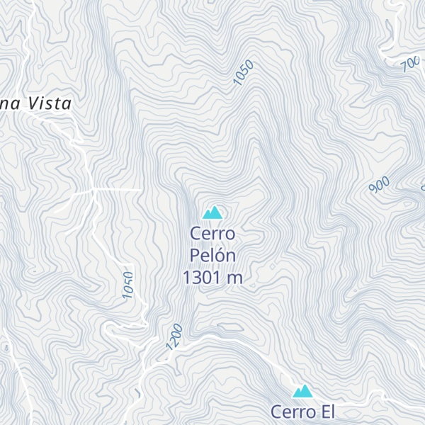 Map of Cerro Pelón