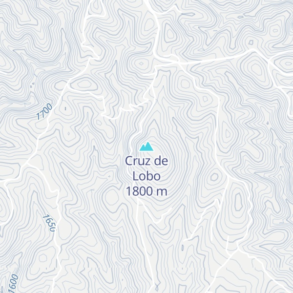 Map of Cruz de Lobo