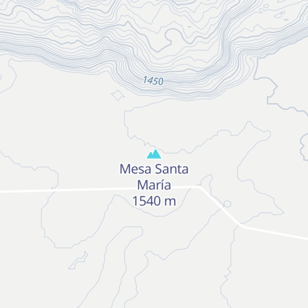 Map of Mesa Santa María