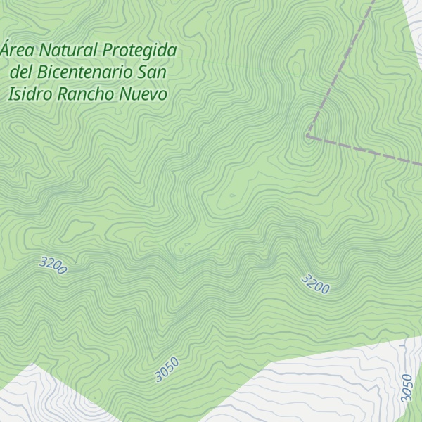 Map of Cerro Las Águilas