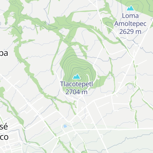 Map of Tlacotepetl