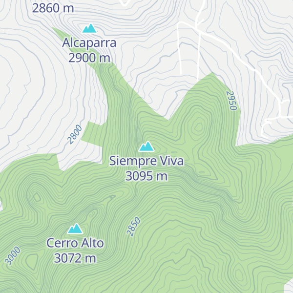 Map of Siempre Viva