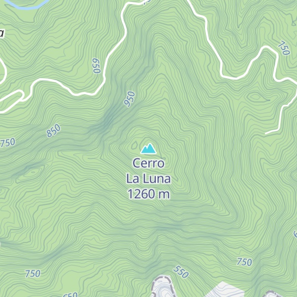 Map of Cerro La Luna