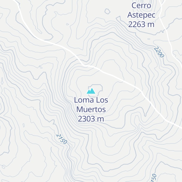 Map of Loma Los Muertos