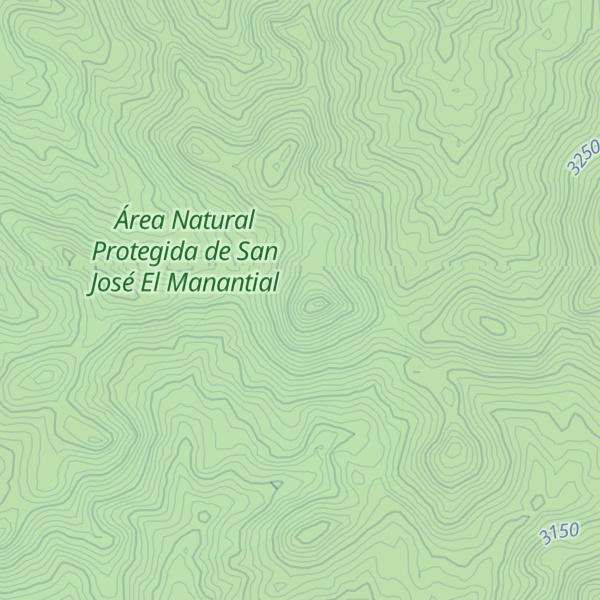 Map of Peñas Coloradas