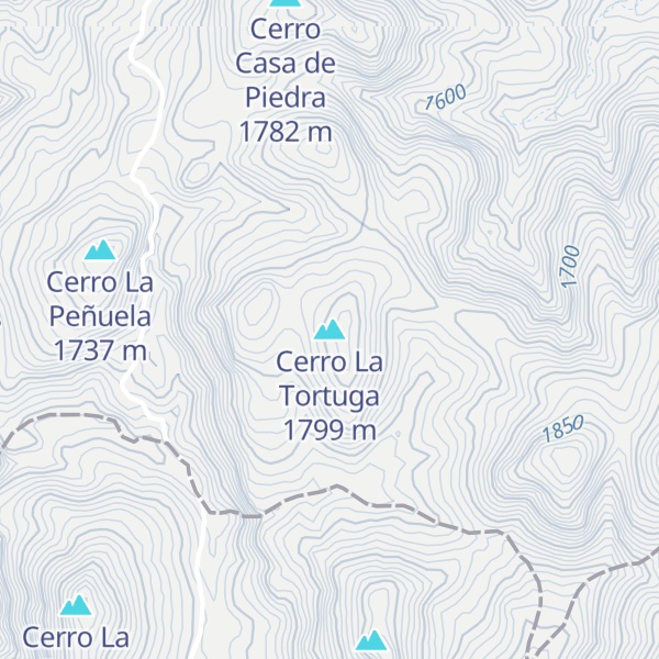 Map of Cerro La Tortuga