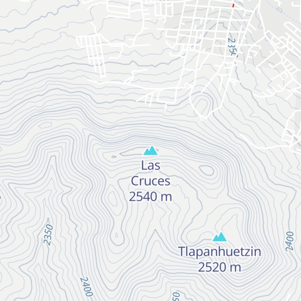 Map of Las Cruces