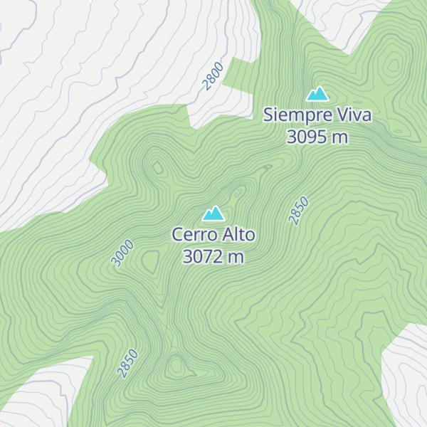 Map of Cerro Alto