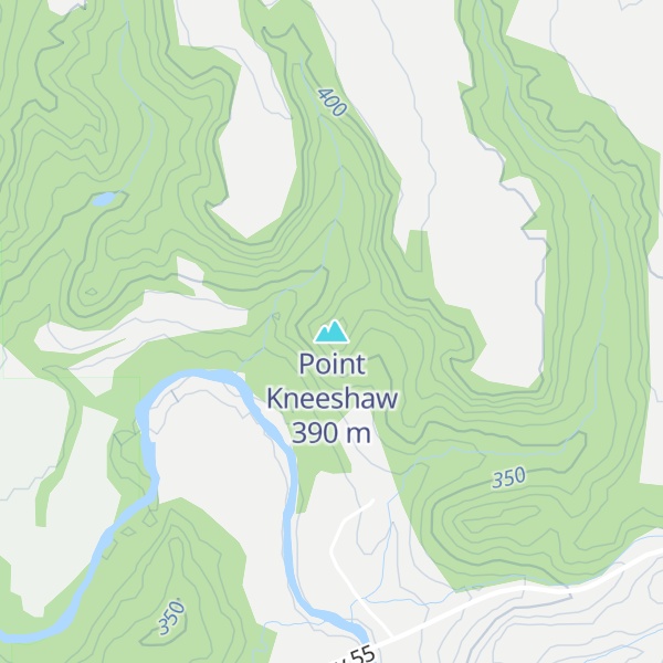 Map of Point Kneeshaw