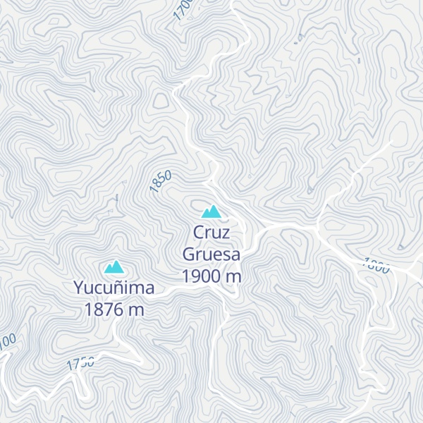 Map of Cruz Gruesa