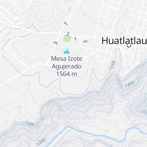 Map of Mesa La Barreta