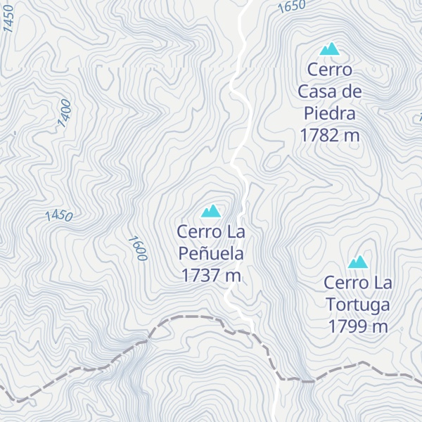 Map of Cerro La Peñuela