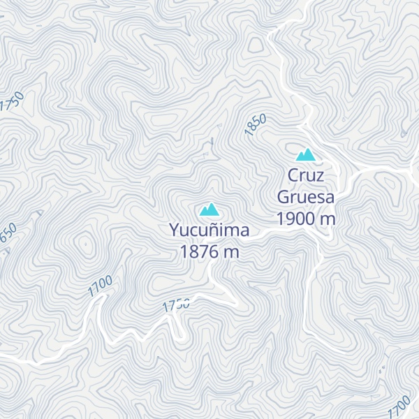 Map of Yucuñima
