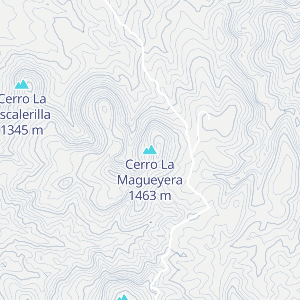 Map of Cerro La Magueyera
