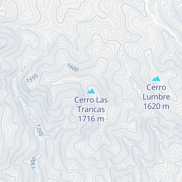 Map of Cerro Las Trancas