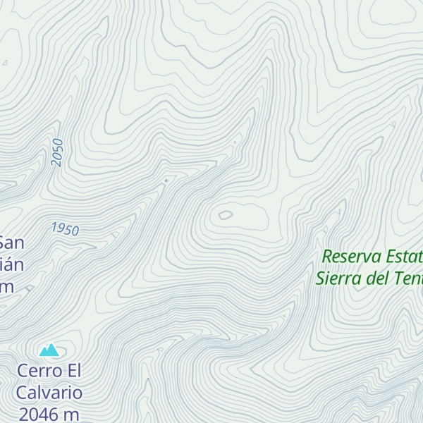 Map of Cerro Tepentolontli