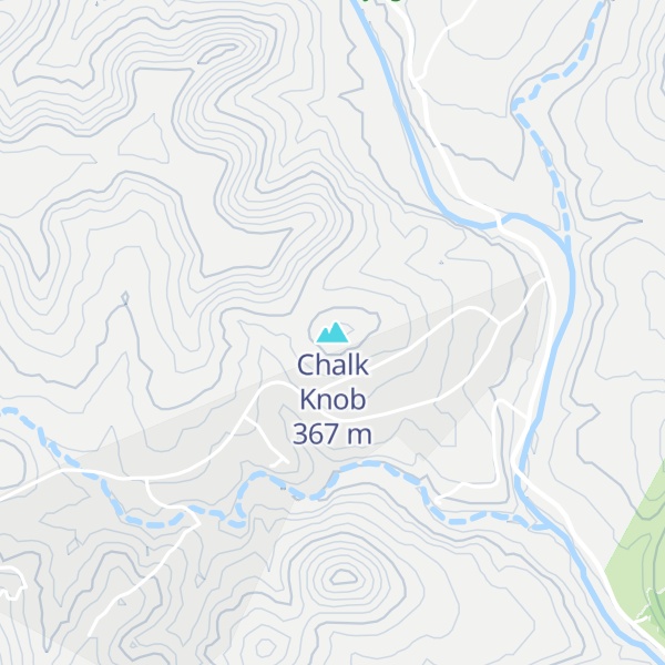 Map of Chalk Knob