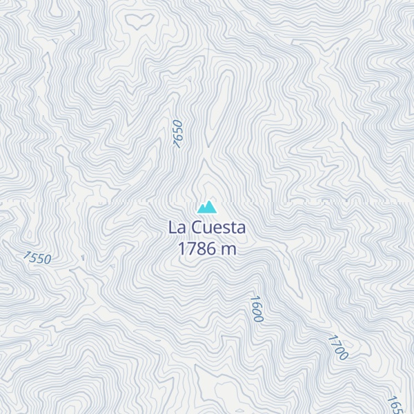 Map of La Cuesta